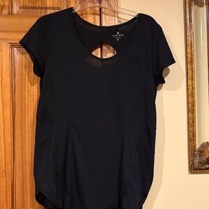 Athleta Black Short Sleeve Tee
